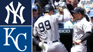 New York Yankees @ Kansas City Royals | Game Highlights | 5/1/22