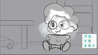 "CutieCubies" animated series storyboard/ раскадровка для анимационного сериала "Четверо в кубе""