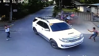 Intense shootout caught on camera in the Philippines