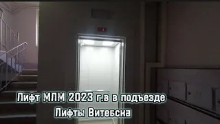 Лифт МЛМ 2023 г.в в подъезде Лифты Витебска