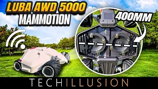 🔥 THE ULTIMATE robotic mower WITHOUT boudary wire! Mammotion LUBA AWD5000!🤯😱 - Wireless GPS Review