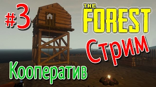 Стрим The Forest - кооператив (03) Снова  в Пещеру