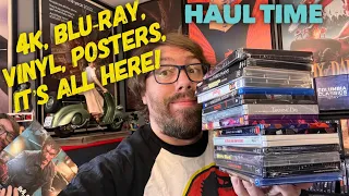 Haul Time: 4k, Blu-ray, Vinyl, and Posters. Lots to see…#bluray #physicalmedia #4kultrahd