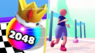 Ball Merge 2048 Vs Bounce Big in Max Levels Gameplay iOS,Android Update All Trailer New Mobile HL9UQ