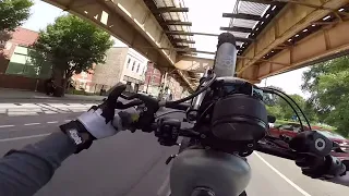 Harley Wheelies Under a Train?! (#HoodEats Eps. 9)