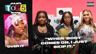 Top 5 songs on 'Over It' by Summer Walker - with Elz The Witch and Ray BLK | S4E2 #JuliesTop5