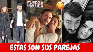 PAREJAS de los actores de FUERZA DE MUJER en español (Mujer) 🥰