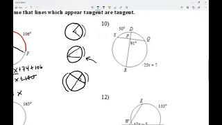 Leonzo arc degree using angle inside circle