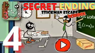 Gunter Achievement unlocked in Stickman Escape School 3 - full Gameplay Walkthrough ( iOS ,Android)