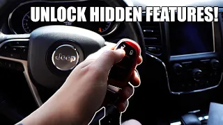 How To Unlock HIDDEN FEATURES On Your JEEP GRAND CHEROKEE!