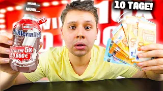 10 Tage MÜLLERMILCH GEWINNSPIEL GETRUNKEN & das HABE ICH GEWONNEN...🎁🥛(Experiment)