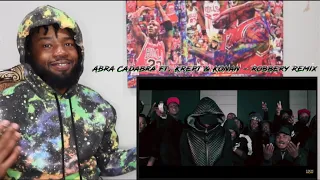 AMERICAN REACT to UK RAPPERS! 🇬🇧 |  Abra Cadabra ft. Krept & Konan - Robbery Remix [Music Video]