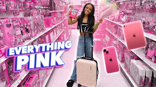 BUYNG EVERYTHING IN ONE COLOR PINK CHALLENGE