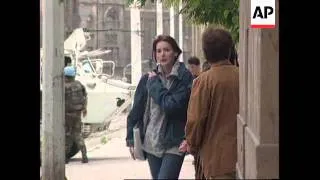 BOSNIA: SARAJEVO: SNIPER ATTACKS CONTINUE