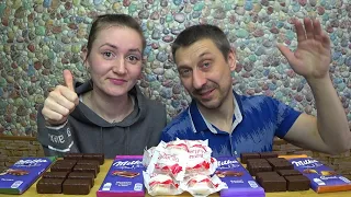 НАСТЯ СЕДЕЕТ! 😨 МУКБАНГ РАФАЭЛЛО, МИЛКА НА ПРАЗДНИК | MUKBANG RAFFAELLO, MILKA FOR THE HOLIDAY