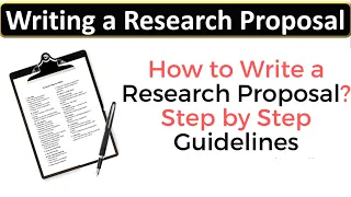 How to Write a Successful Research Proposal for any Purpose (Undergraduate, Masters, PhD & Project)