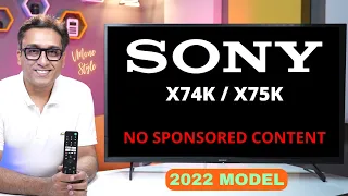 Sony X75K TV ⚡ Sony X74K TV ⚡ Unboxing & Review ⚡ Best 43 Inch 4K TV ⚡ Best TV in India 2022