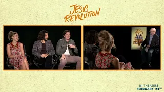 Jesus Revolution: Interview with Anna Grace Barlow, Jonathan Roumie, and Joel Courtney