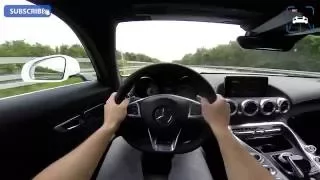 Mercedes AMG GTS 2016 | Sound Acceleration Autobahn POV Drive