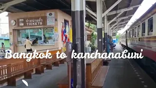 Bangkok to Kanchanaburi by Train for 100 Baht