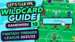 COMPLETE FPL WILDCARD GUIDE GAMEWEEK 12 | Fantasy Premier League Tips 2021/22