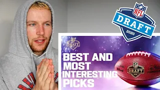 Rugby Player Reacts to The Best & Most Interesting Picks From Round 1 of The 2020 NFL DRAFT!