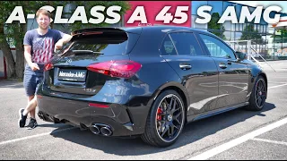 New Mercedes A-Class Facelift AMG A 45 S 2023 Review