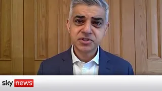 Storm Eunice: 'Stay indoors', says London Mayor Sadiq Khan