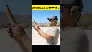 Desert Eagle gun power 😱 in real life#shorts#freefire