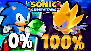 I 100%'d Sonic Superstars! Here's what happened...