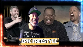 Mind-Blowing Freestyle! Harry Mack Raps for Will Smith & Martin Lawrence - Producer's Reaction!