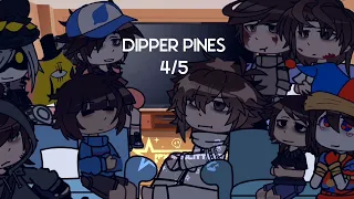 Fandoms react to Dipper and Bill Cipher || Credits in desc (OLD)