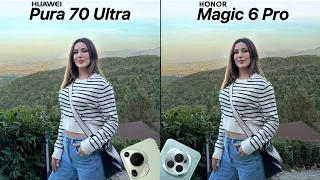 Huawei Pura 70 Ultra VS Honor Magic 6 Pro Camera Test Comparison