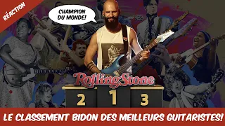 Le classement ROLLING STONE BIDON des 250 meilleurs guitaristes!