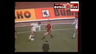 1986 Dynamo (Kiev) - FK Dukla (Prague) 3-0 Cup winners Cup. 1/2 final, 1st match, review 1