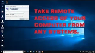 Take Remote Access of your Computer from anywhere Without buy Public IP !! DDNS