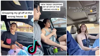 Dropping Girlfriend Off at The Wrong House Prank Tik Tok