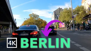 Driving in Berlin, Baumschulenweg - Plänterwald - Alt-Treptow - Kreuzberg. Shot on GoPro Hero