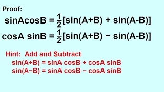 PreCalculus - Trigonometry: Trig Identities (35 of 57) Product to Sum Formula 1