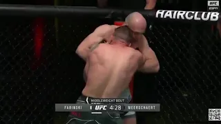 UFC Vegas 24  Gerald Meerschaert vs Bartosz Fabinski Full Fight +Knockout