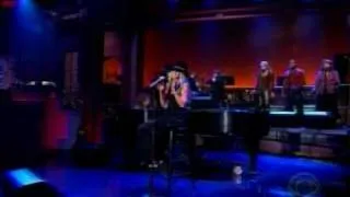 christina aguilera beautiful live david letterman