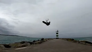 Nick Jacobsen - Pier jump in Portugal