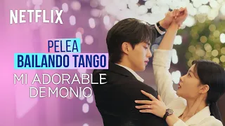 Pelea bailando tango | Mi adorable demonio | Netflix