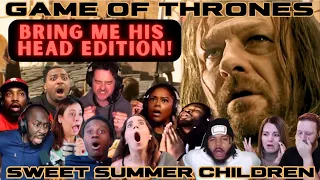 Game of Thrones: Bring me His Head Edition. Ned Starks death scene reaction compilation.