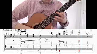 Prelude Op. 28 No 7 in A - Chopin - How To Play with TABS