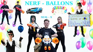 LTT Nerf War : Police Patrol SEAL X Warriors Nerf Guns Fight Famous Criminals Mr Cowboys