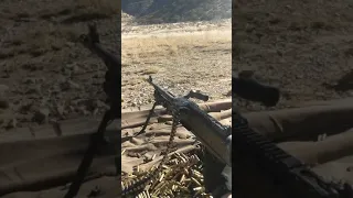 Security Forces M240B class at the firing range