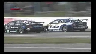 100 Millas de Rafaela (2005). Duelo entre Ponce De León, Spataro y Rossi en la última vuelta.