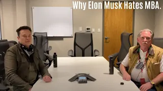 Why Elon Musk Hates MBA.@Munro Live