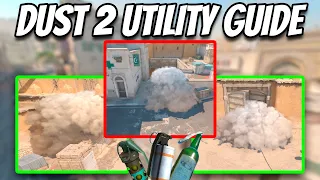 The BEST CS2 DUST2 Utility Guide! - The Dust 2 Smokes & Nades you NEED to know in Counter-Strike 2!